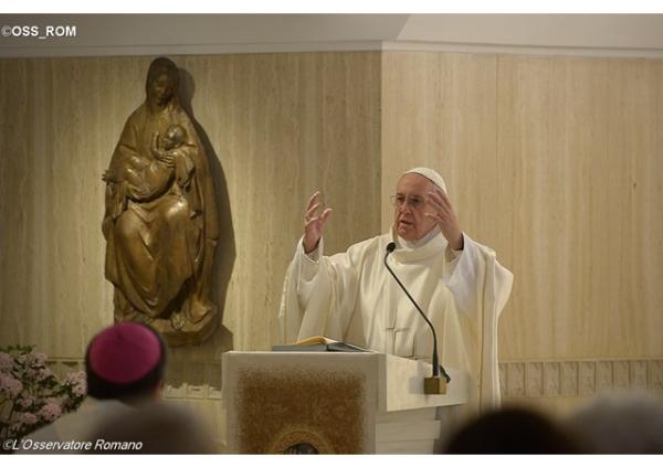 Ranná homília pápeža Františka: Nieto kresťana bez radosti a žasnutia