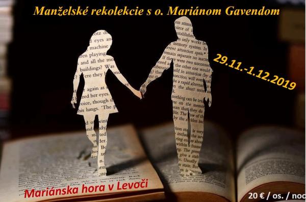 Manželské rekolekcie 29.11.-1.12.2019